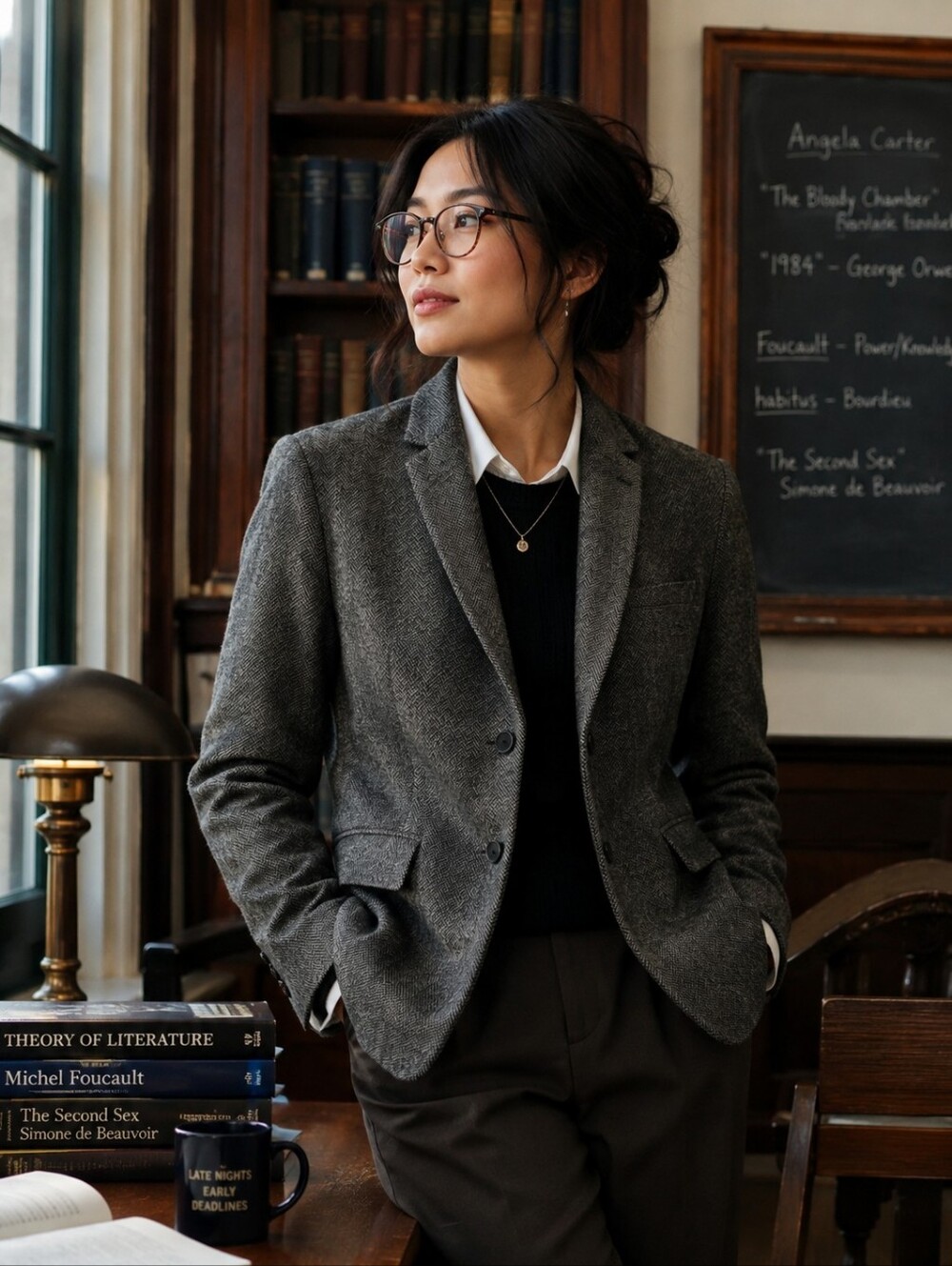 Ralph Lauren Women's Gray Herringbone Blazer Sz 12